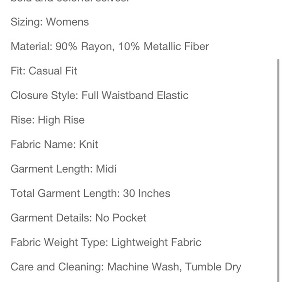 Metallic Crochet Midi Skirt - Future Collective with Alani Noelle - Picture 9 of 11